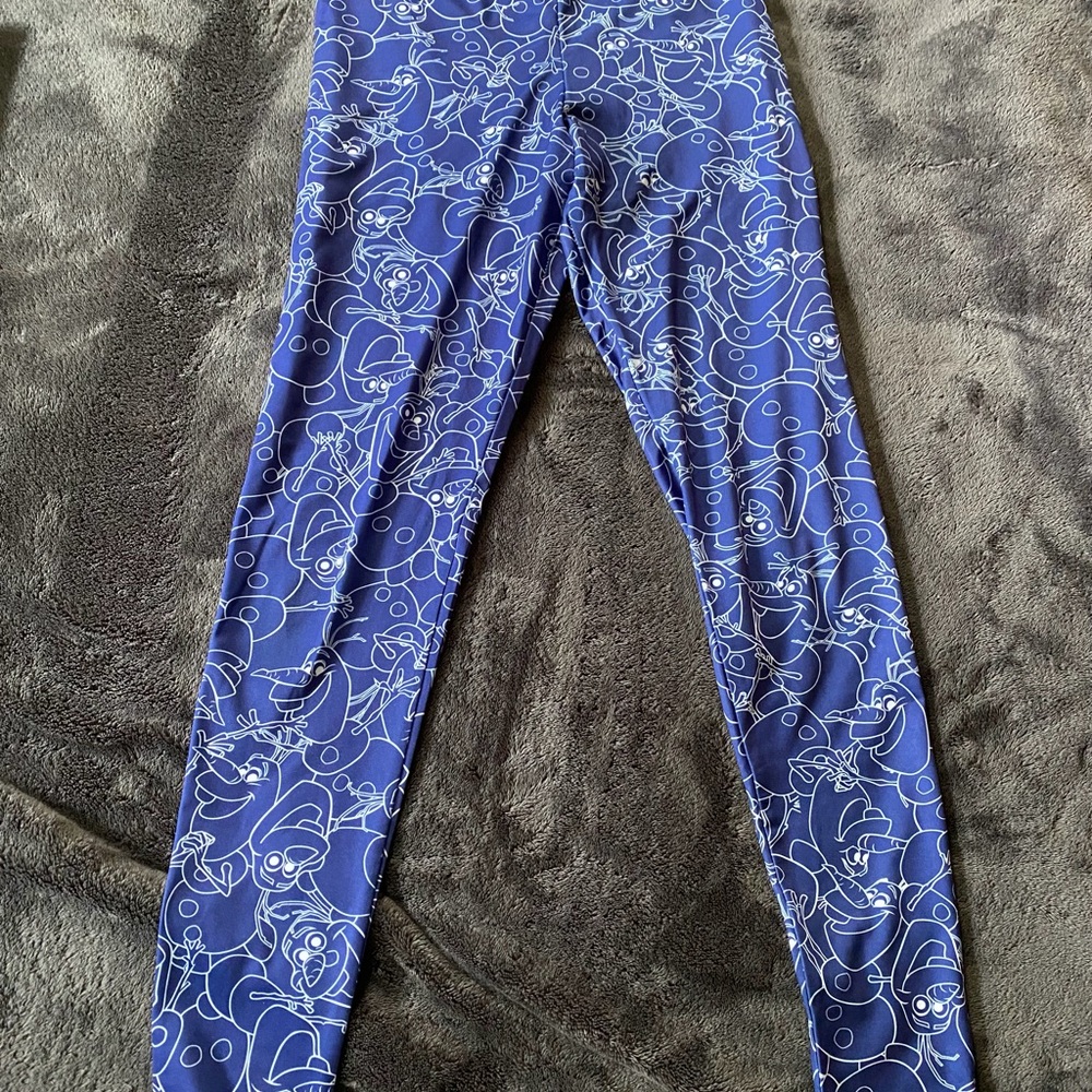 Disney Frozen Olaf Character Women’s Leggings size Small